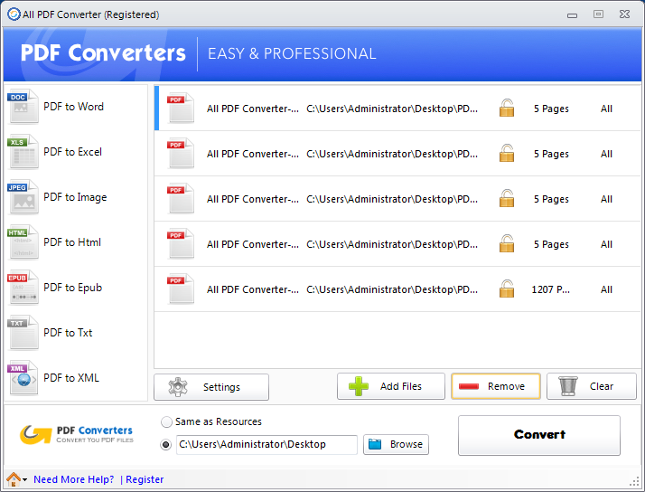 Tutorial How to Convert PDF Files Using All PDF Converter.