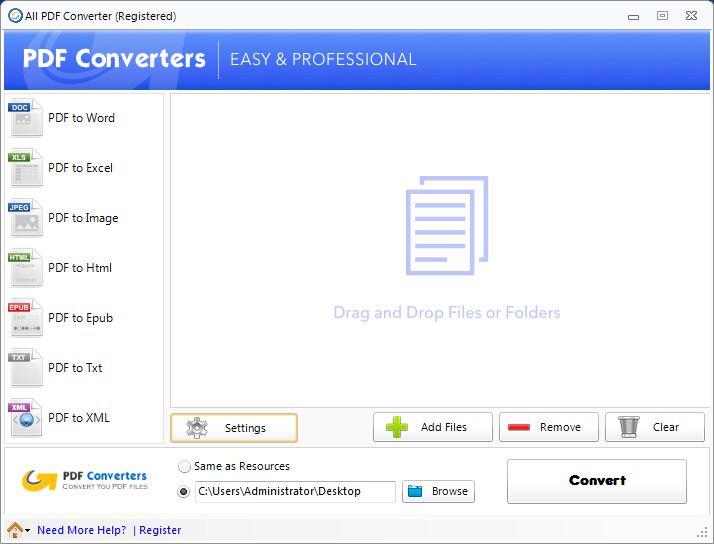 All PDF Converter - English Version