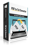 Buy PDF to Txt Converter