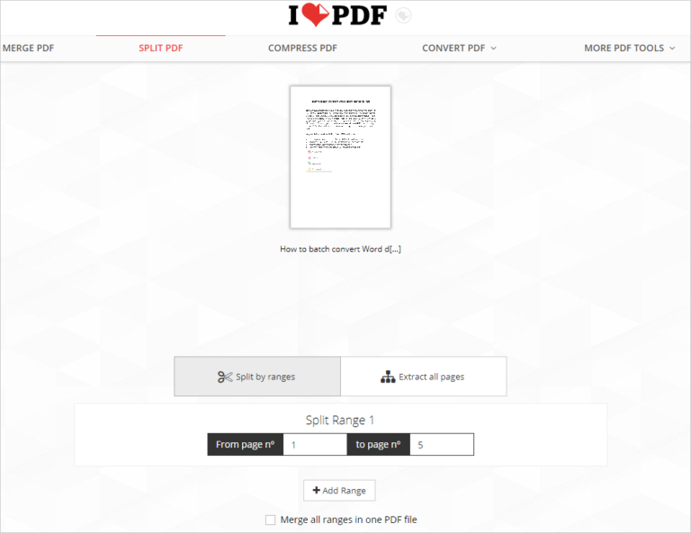 pdf splitter free